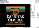Carnitastext Embroidery 2 Files