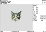 Cat 0403b Embroidery File 6 sizes