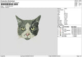 Cat 0403b Embroidery File 6 sizes