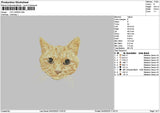 Cat 0403 Embroidery File 6 sizes