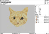 Cat 0403 Embroidery File 6 sizes