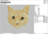 Cat 0403 Embroidery File 6 sizes