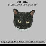 Cat 1812a Embroidery File 6 sizes
