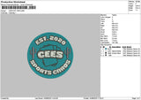 Ceescircle Embroidery File 6 sizes