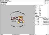 Cfctext Embroidery File 6 sizes