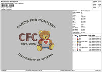Cfctext Embroidery File 6 sizes