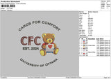 Cfctext Embroidery File 6 sizes