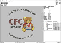Cfctext Embroidery File 6 sizes