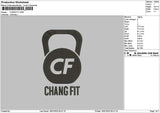 Changfit Embroidery File 6 sizes