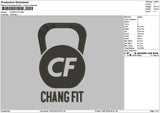 Changfit Embroidery File 6 sizes