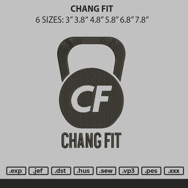 Changfit Embroidery File 6 sizes