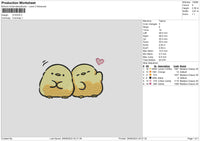 Chicks Embroidery File 6 sizes