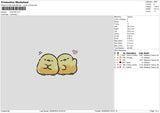Chicks Embroidery File 6 sizes
