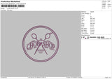Chop Shop Embroidery File 5 sizes