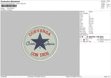 Conversa Embroidery File 5 sizes