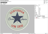 Conversa Embroidery File 5 sizes