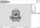 Cookapootext Embroidery File 6 sizes
