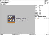 Coutaetext 01 02 Embroidery 2 Files