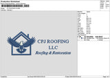 Cpjtext V2 Embroidery File 6 sizes