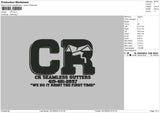 CR Embroidery File 6 sizes