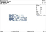 Creativetext 2407 Embroidery File 6 sizes