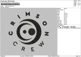 Crimsontext Embroidery File 6 sizes