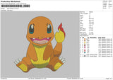 Charmander V3 Embroidery File 5 sizes