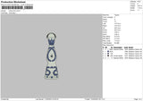 Clase Azul Embroidery File 6 sizes