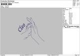 Cleotext Embroidery File 6 sizes
