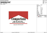 Comparisontext Embroidery File 6 sizes