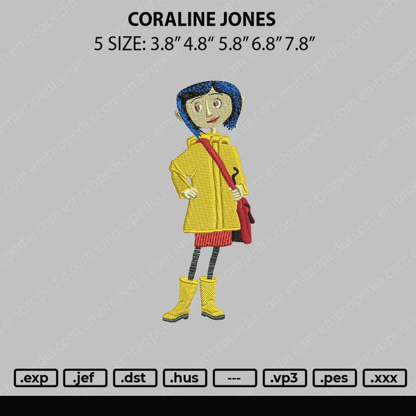 Caroline Jones Embroidery File 5 sizes