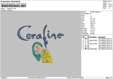 Caroline Text V2 Embroidery File 6 sizes
