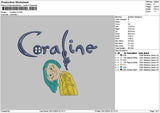 Caroline Text V2 Embroidery File 6 sizes