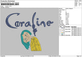 Caroline Text V2 Embroidery File 6 sizes