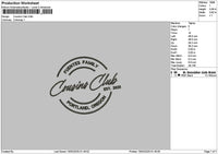 Cousinstext Embroidery File 6 sizes