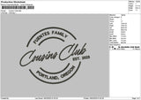 Cousinstext Embroidery File 6 sizes