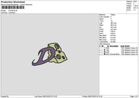 D Cheese Embroidery File 6 sizes