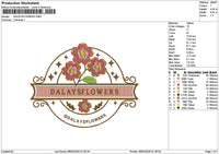 Flowerscircle 0803 Embroidery File 6 sizes