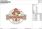 Flowerscircle 0803 Embroidery File 6 sizes