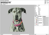 Dog 2712 Embroidery File 6 sizes