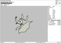 Ghost0103 Embroidery File 6 sizes