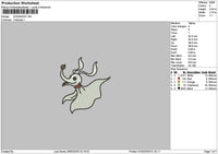 Ghost0103 Embroidery File 6 sizes