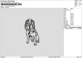 Dogline 2911 Embroidery File 6 sizes
