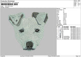 Dog 0601 Embroidery File 6 sizes
