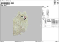 Dog 1902a Embroidery File 6 sizes