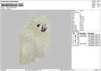 Dog 1902a Embroidery File 6 sizes