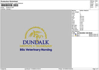 Dundalktext Embroidery File 6 sizes