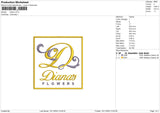 Diana Embroidery File 6 sizes