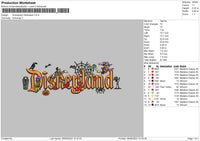 Dhalloween 0909 Embroidery File 6 sizes