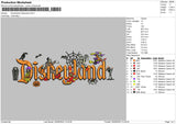 Dhalloween 0909 Embroidery File 6 sizes
